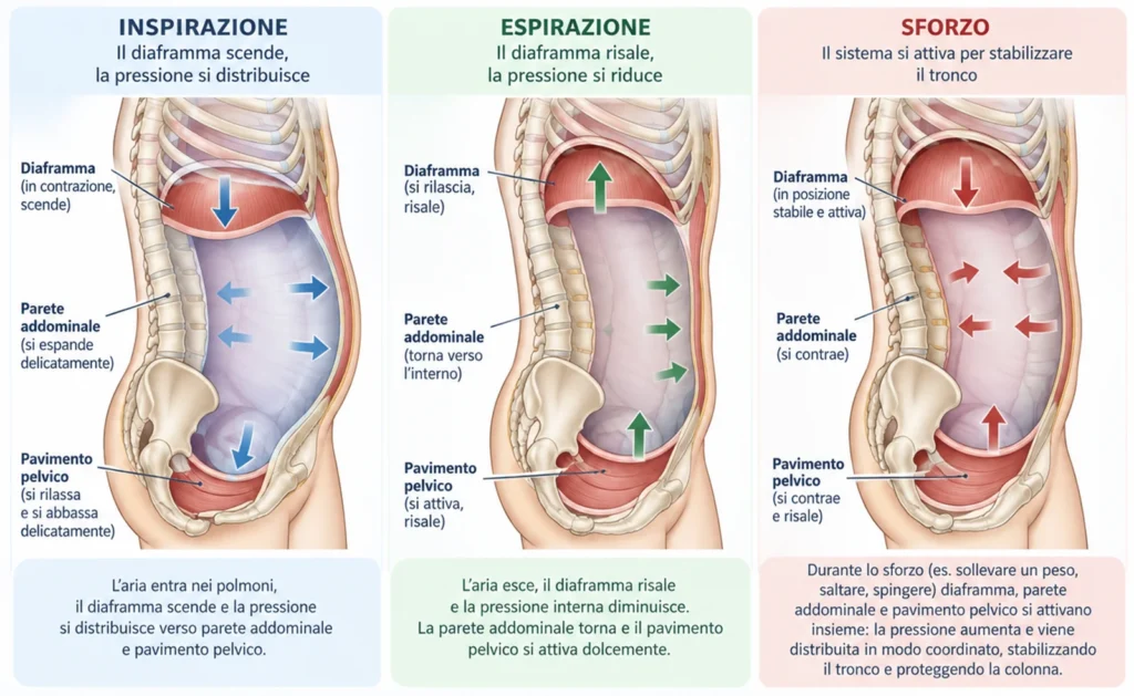 Pavimento pelvico e sport: cosa succede quando ti alleni? 1 Come lavora il pavimento pelvico durante lo sport